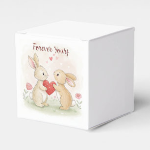 Ballotins Carte Bunny romantique - Pour toujours votre