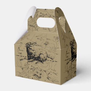 Ballotins Carte de Constellation Aries Hevelius vers 1690