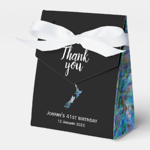 BALLOTINS CARTE DE LA NOUVELLE-ZÉLANDE PAUA PERSONNALISÉE