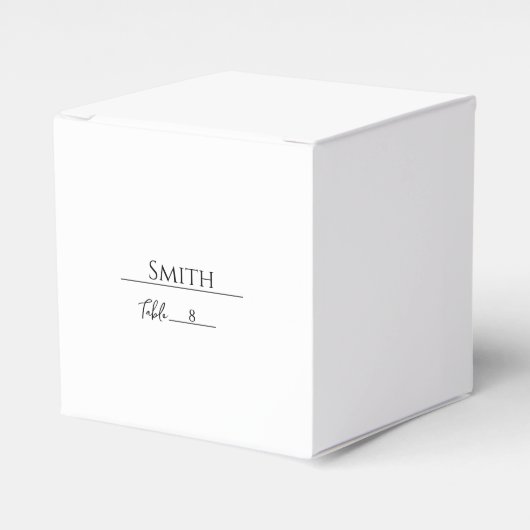 Ballotins Carte de repère de table personnalisable (Verso)