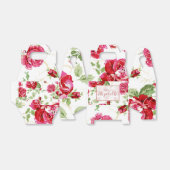 Ballotins Carte de table à imprimer classique rose rouge et  (Déplié)