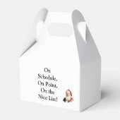 Ballotins Carte de visite traditionnelle du Père Noël (Arrière)