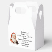 Ballotins Carte de visite traditionnelle du Père Noël (Ouvert)