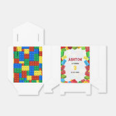 Ballotins Carte d'invitation d'anniversaire Blocs de constru (Déplié)