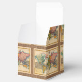 Ballotins Carte du monde 1700s Antique Continents (Ouvert)