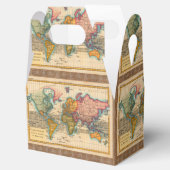 Ballotins Carte du monde 1700s Antique Continents (Ouvert)