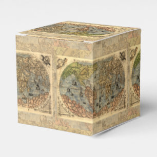 Ballotins Carte du monde antique de Forlani 1565 Cartographi