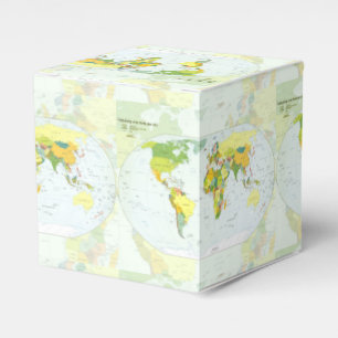 Ballotins Carte du monde Atlas Poster Politique : Décoration