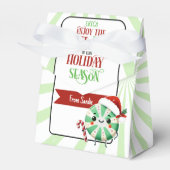 Ballotins Carte Festive Excite-Mint avec nom personnalisé (Verso)