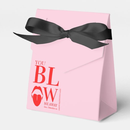 Ballotins Carte Jour des Valentines Rouge Rose (Verso)