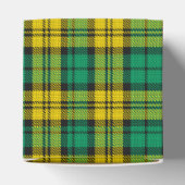 Ballotins Carte Tartan Campbell Blackwatch jaune vert (Haut)