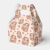 Ballotins Carton de lait de pêche mignonne (Arrière)