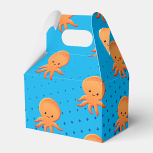 Ballotins Cartoon mignon bébé poulpe bleu océan