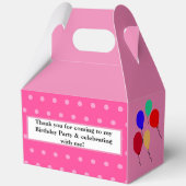 Ballotins Casquette de la fête Pois rose vert (Verso)