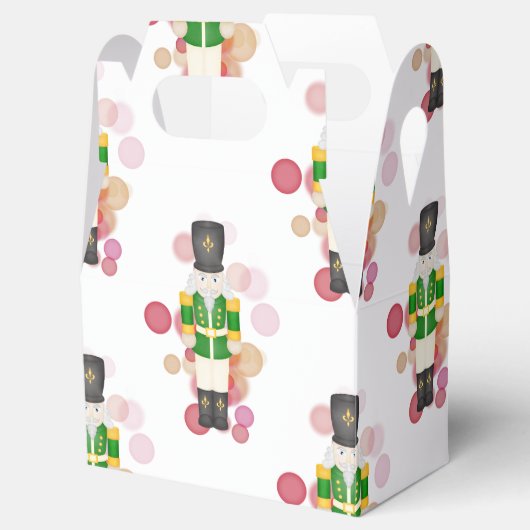 Ballotins Casse-noix traditionnel rouge et vert (Ouvert)