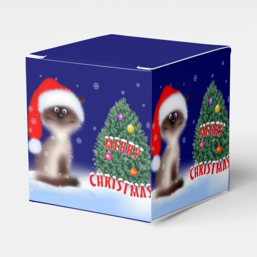 Ballotins Cat à Santa Hat (Verso)