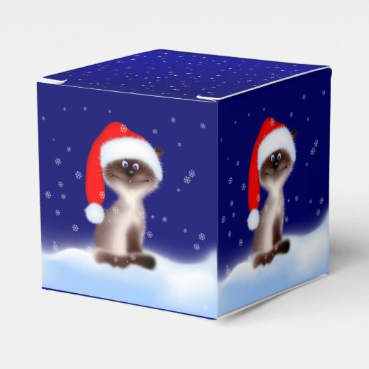 Ballotins Cat à Santa Hat (Verso)