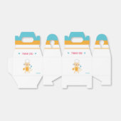 Ballotins Cat Chef Personalized Kids Favor Box (Déplié)