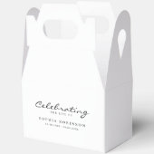 Ballotins Célébration de la vie Élégant Script funéraire (Ouvrir)