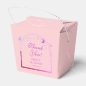 Ballotins Céleste rose violet soleil Lune étoiles Mariage (Arrière)