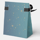 Ballotins Celestial Turquoise Gold Sun Moon Stars Mariage (Verso)