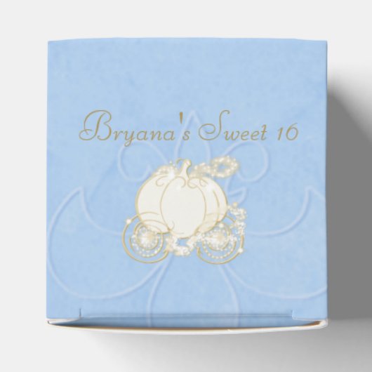 Ballotins Cendrillon Gold Carriage Blue Party Favoriser les (Haut)