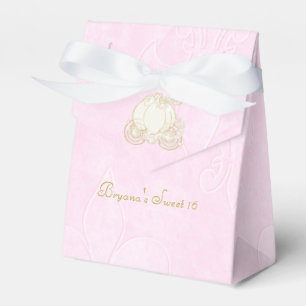 Ballotins Cendrillon Gold Carriage Pink Party Favoriser les 