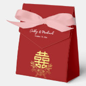 Ballotins Cercle double bonheur fleur mariage chinois (Recto)