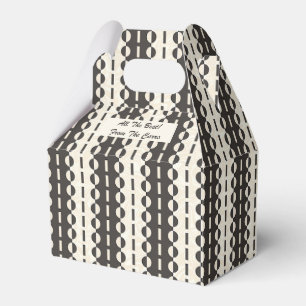 Ballotins Cercles sur bandes - Gable à crème de charbon