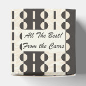 Ballotins Cercles sur Rayures - Classique Charbon Crème (Haut)