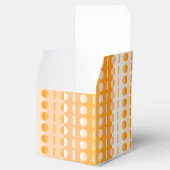 Ballotins Cercles sur rayures - Classique ombré orange pêche (Ouvert)