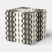 Ballotins Cercles sur Rayures - Cœur Crème Charbon  (Arrière)