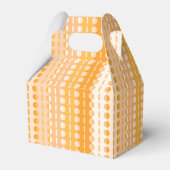 Ballotins Cercles sur rayures - Gable ombré orange pêche  (Arrière)