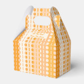 Ballotins Cercles sur rayures - Gable ombré orange pêche  (Verso)