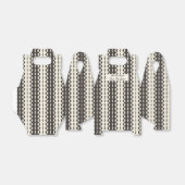 Ballotins Cercles sur Rayures - Pignon Crème Charbon (Déplié)