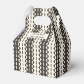 Ballotins Cercles sur Rayures - Pignon Crème Charbon (Verso)