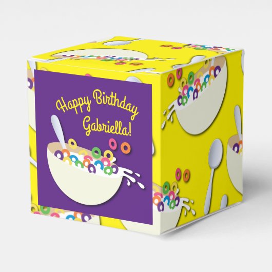 Ballotins Cereal Bowl Enfants Slepover Anniversaire fête mig (Verso)