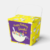 Ballotins Cereal Bowl Enfants Slepover Anniversaire fête mig (Verso)