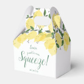 Ballotins Cérémonie de mariage Main Squeeze Lemons  (Arrière)
