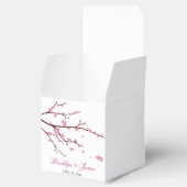 Ballotins Cerise Fleur mariage Faveur Boxes (Ouvert)