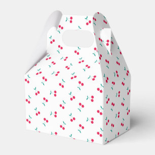 Ballotins Cerise mignonne Cerises esthétiques Motif Blanc
