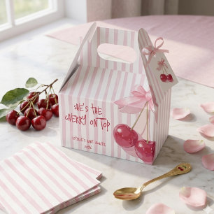 Ballotins Cerise rouge sur le dessus rose fille Arc-en-ciel