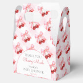 Ballotins Cerise sur le dessus Baby shower de Merci de Bow r (Ouvert)