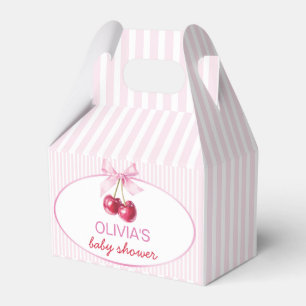 Ballotins Cerise sur le dessus Fête de bébé Coquette Rose