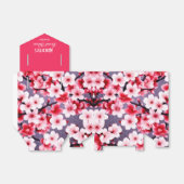 Ballotins cerisier fleuri rose motif (Déplié)