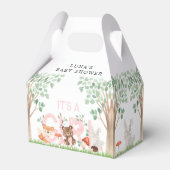 Ballotins C'est un Baby shower de Fille du bois (Arrière)