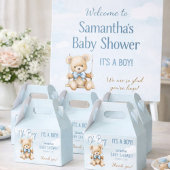 Ballotins C'est un Baby shower de Merci d'ours garçon