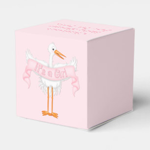Ballotins C'est un ballotin de baby shower de cigogne de