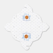 Ballotins C'est un garçon ! Baby shower Blue Basketball (Déplié)