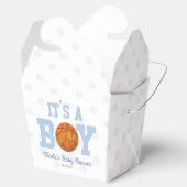 Ballotins C'est un garçon ! Baby shower Blue Basketball (Ouvert)